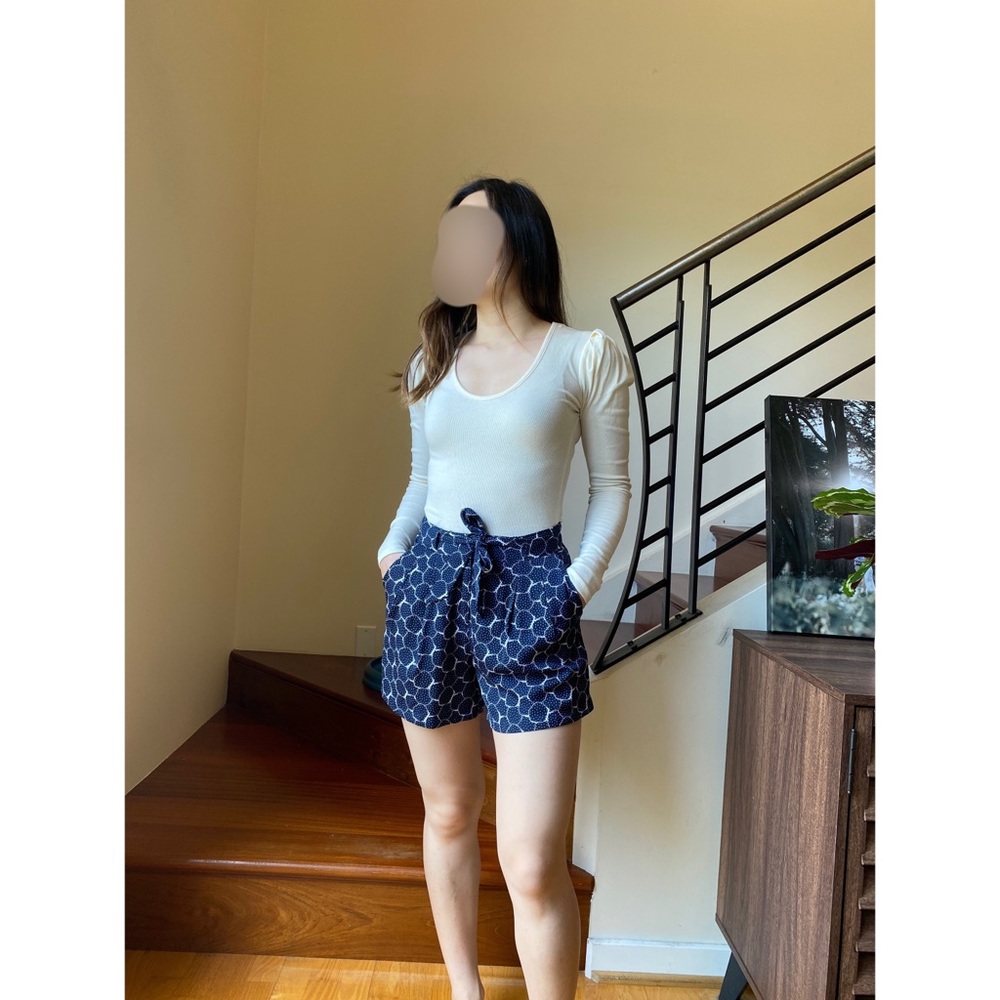 Armani Exchange Tie Front Shorts